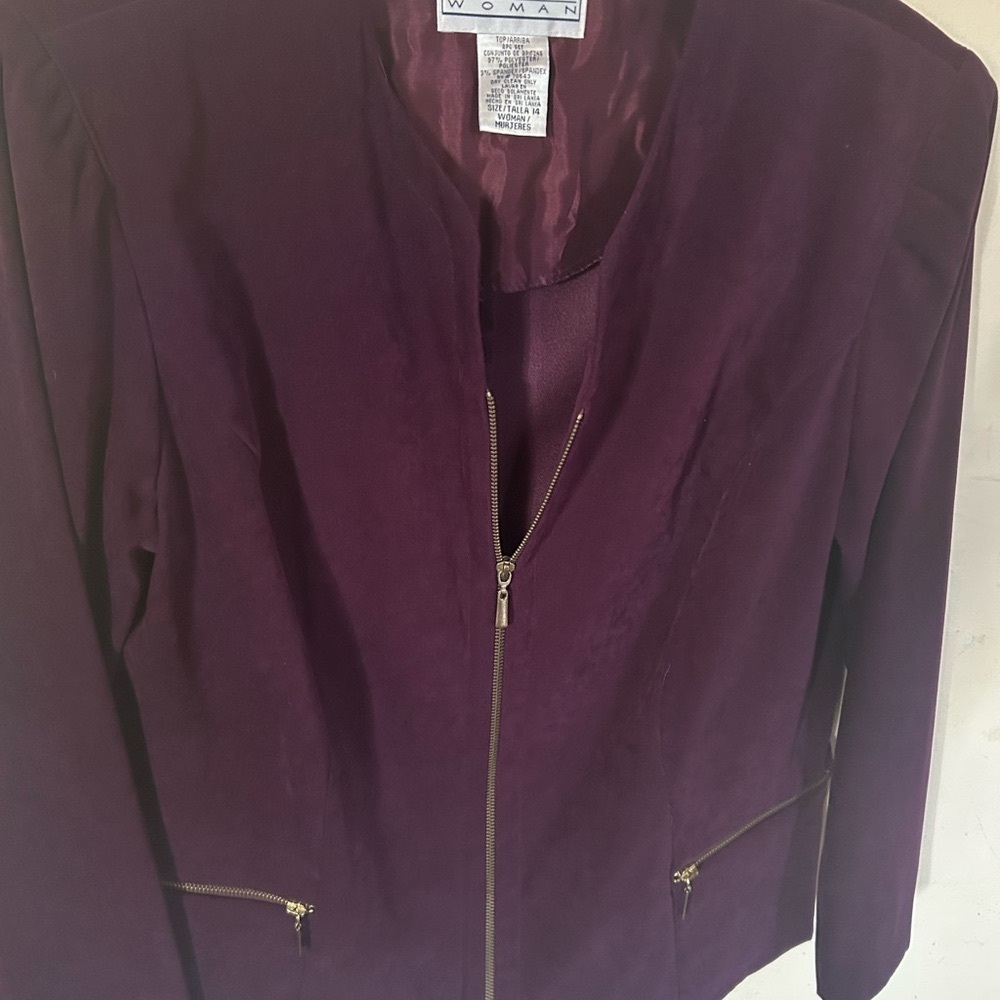 Elegant Purple Jacket